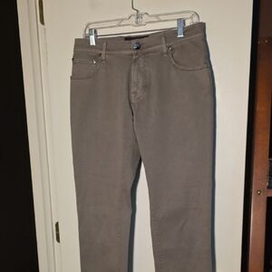 NWOT Corneliani Tan Khakis  33"W x 32"L  Finest Italian Design + Fabric